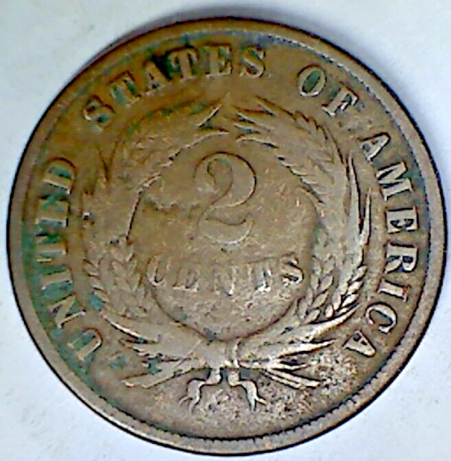 1870 Two-Cent Pieces - Image 2 of 2