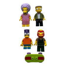LEGO 71009 Collectable Minifigures Simpsons Series 2 Set of 4 Pc Not Complete