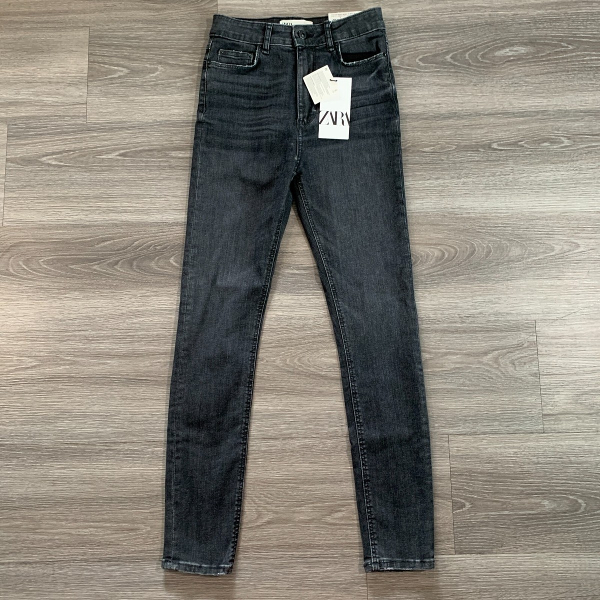 BIO DOUBLE WAIST JEANS wash black Mサイズ CLOUT_COLLECTION_image0_S13088
