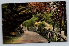 Rock & Path At Fairmont Park Philadelphia Pennsylvania 1909 Vintage Postcard