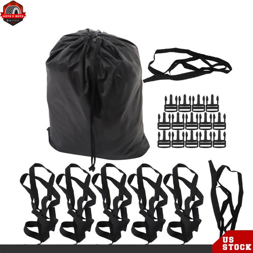 12ft 56inch WaterProof Heavy Duty Black Boat Cover For Jon Boat Trailerable - Picture 6 of 8