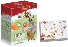 A&E Cage Company Vegetable Flavored Mineral Block Large Promotes Healthy Teeth