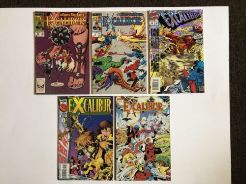 Excalibur #13 14 75 87 & Graphic Novel High Grade Marvel Comic Lot Of 5 - Picture 1 of 12