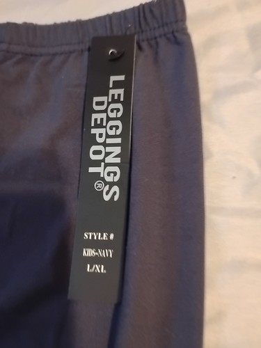 (3)-pairs of Kids Leggings Depot Pants L/XL(New). Lots - Picture 6 of 7
