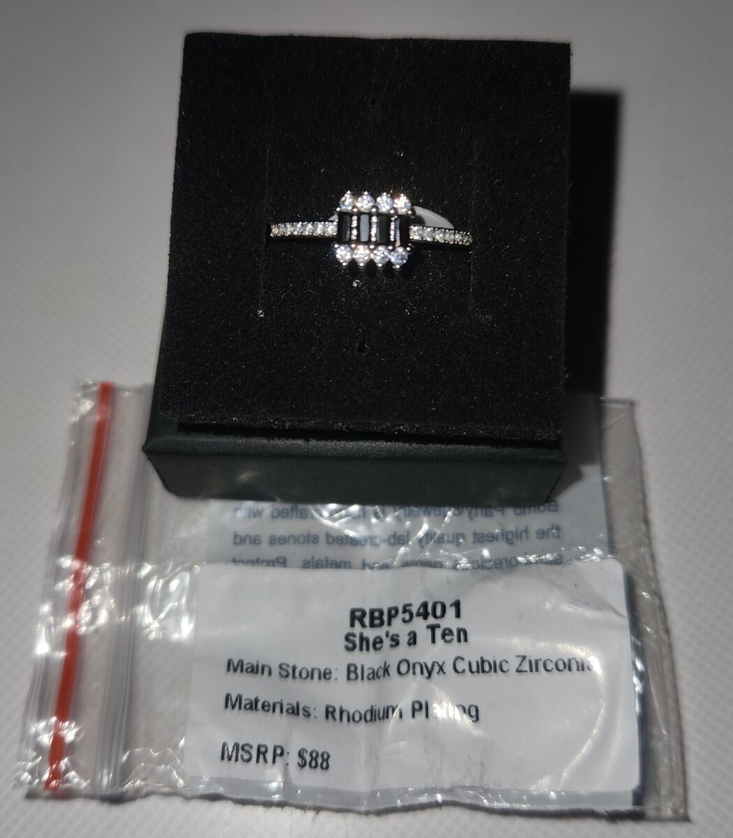 Bomb Party RBP5401 She's a Ten Black Onyx Cubic Zirconia Bomb Party RBP5401 She's a Ten Black Onyx Cubic Zirconia