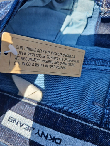 Jeans donna DKNY curvy skinny mercer - denim blu scuro - taglia 4P - nuovo con etichette - Foto 7 di 8