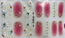 Color Gel  Nail Polish Strips . Pink Princess .  Read Description Below