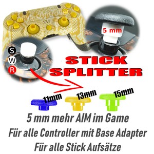 Swap Stick Aim Splitter Aufsatz 1x Erweiterung Fur Ps4 Und Xbox One Controller Ebay