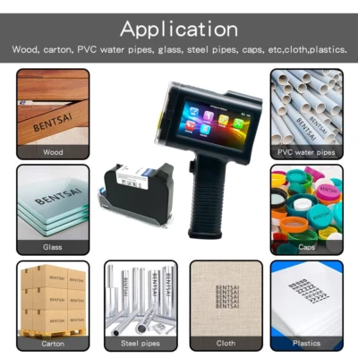 Portatile Alta Risoluzione, HP-Inkjet, Bentsai BT-HH6105B3, Altezza Scritto 12,7mm