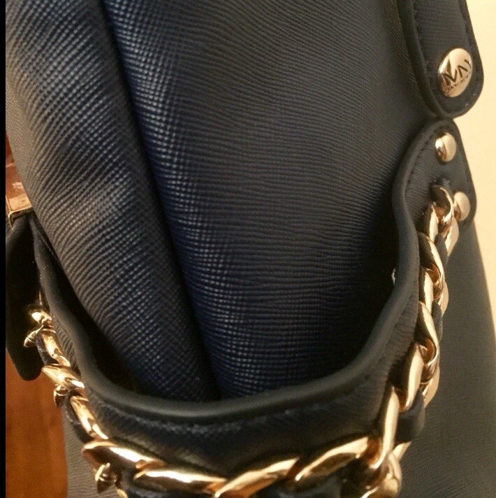 Andrew Mark New York Belted Chain Satchel Handbag/Medium Size eBay