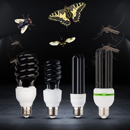 Support UV Black Light AC 220V Violet Lamps Spiral LED light  Insect trapping - Photo 1 sur 11