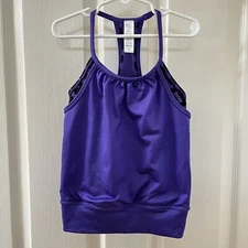 Ivivva by Lululemon Purple Double Dutch Tank Top Athletic Girls Size 4