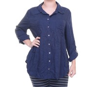 Style & Co. Petite Roll-tab Mesh Big Shirt Size P/xl on sale Style & Co. Petite Roll-tab Mesh Big Shirt Size P/xl on sale
