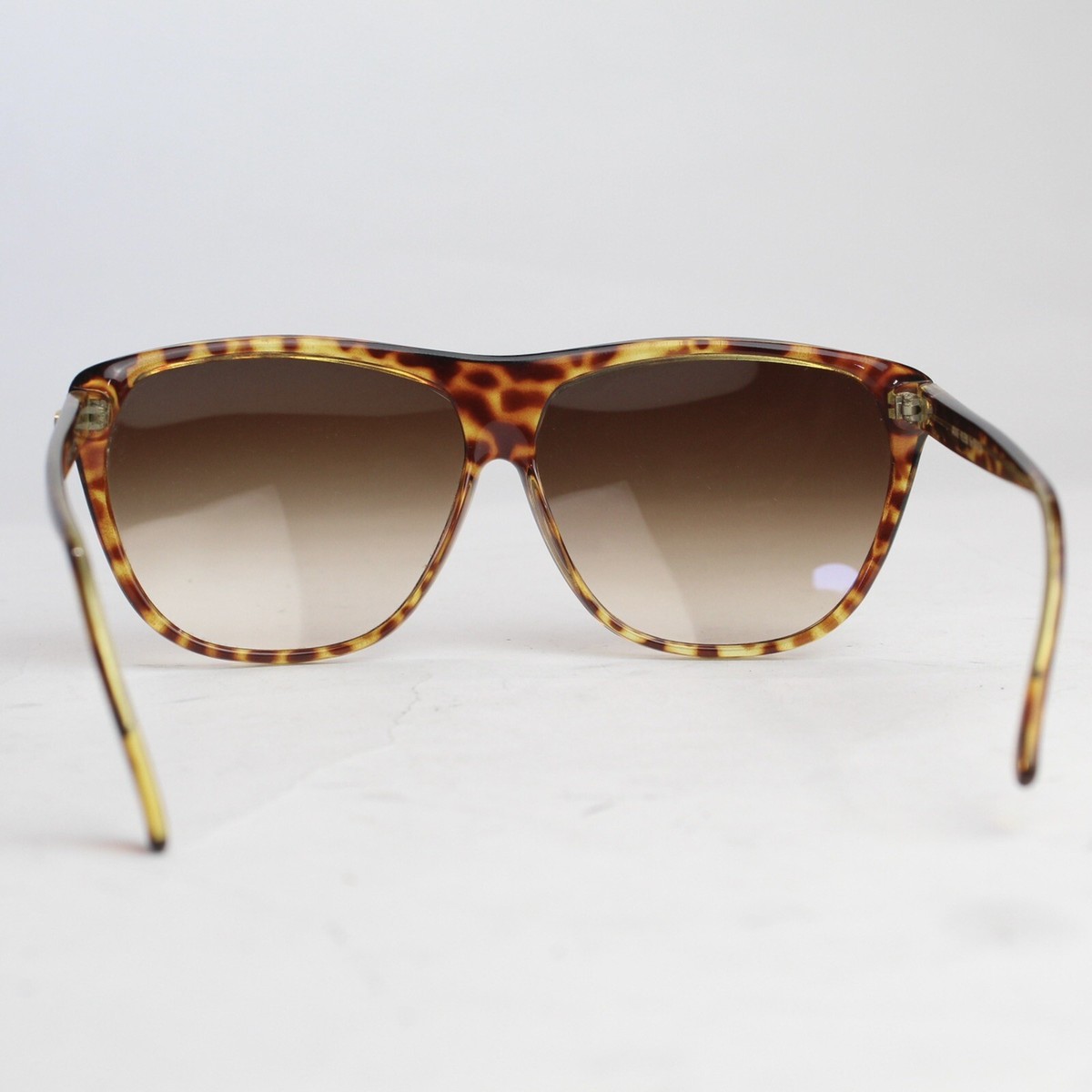 VTG Anne Klein Riviera Brown Tortoise Square Oversized  display picture 1