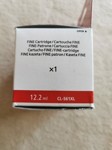 Genuine Canon ink cartridge CL-561 XL, color. NEW! - Picture 2 of 4