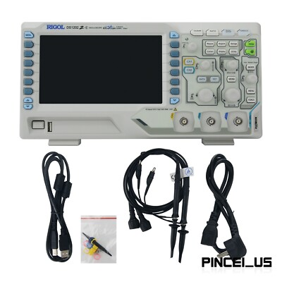 RIGOL DS1202Z-E 200MHz Bandwidth Dual Channel Digital Oscilloscope 7'' Screen