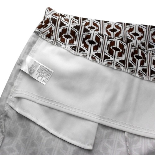Chico's Capri Pants Womens 00 2 Brown White Rayon Cotton Pull On Stretch Casual - Picture 11 of 13