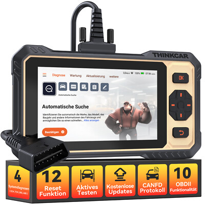 ThinkScan 662 OBD2 KFZ Diagnosegerät 12 Reset 4 Systemdiagnose ECM TCM SRS ABS