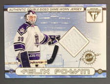 FELIX POTVIN / ZIGMUND PALFFY 2001-02 Titanium Double-Sided Jersey - 17