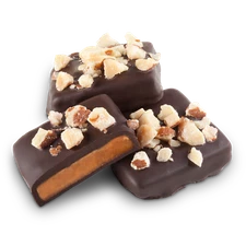 Albanese Dark Chocolate English Toffee with Almonds  Choose Size Free Ship
