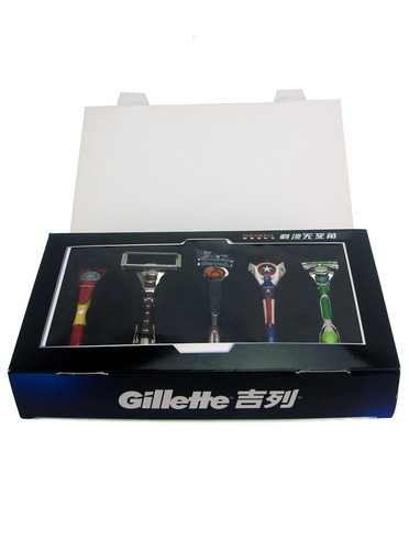 Gillette Marvel Avengers Prototype Razors Set Age Ultron International Exclusive - Picture 2 of 4