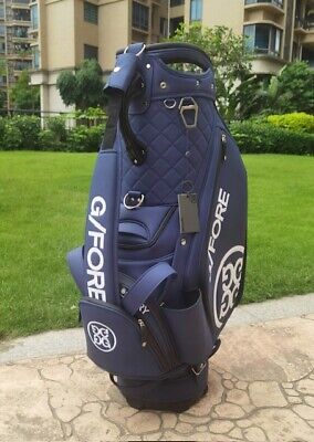 G FORE Caddy Bag Golf Bag Navy New with tags PU 4.7kg From G FORE Caddy Bag Golf Bag Navy New with tags PU 4.7kg From