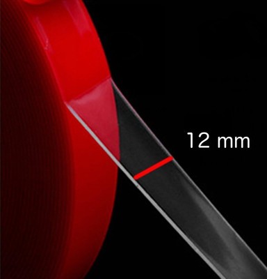 Nastro Biadesivo Acrilico Forte 12mm - Per Strisce LED 220V, Trasparente E Resistente Al Calore - Foto 11