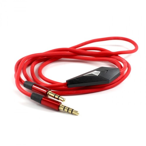 1.2M AUX Audio 3.5mm Stereo Cable with Microphone for CAR Samsung