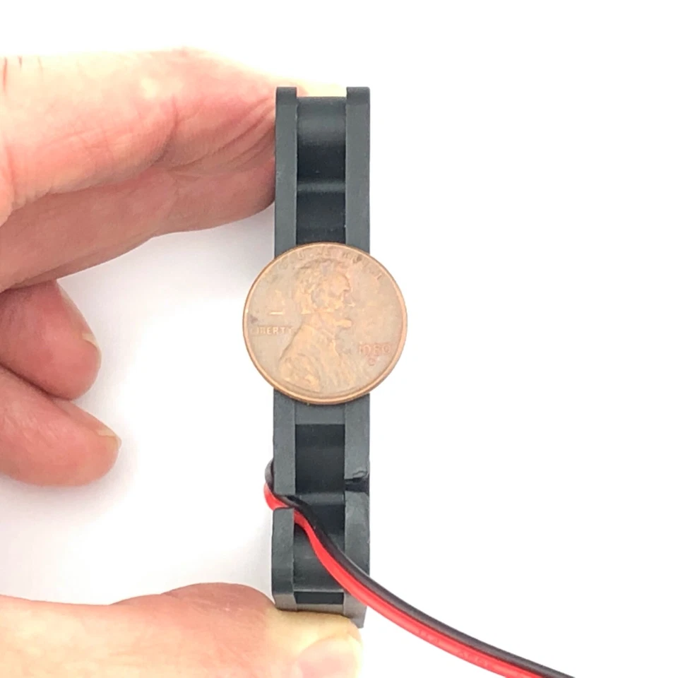 12V 60mm Cooling Fan 6010 PC DC Computer Case CPU 6cm 60x60x10mm 2-Pin 4 Pcs - Image 3 of 4