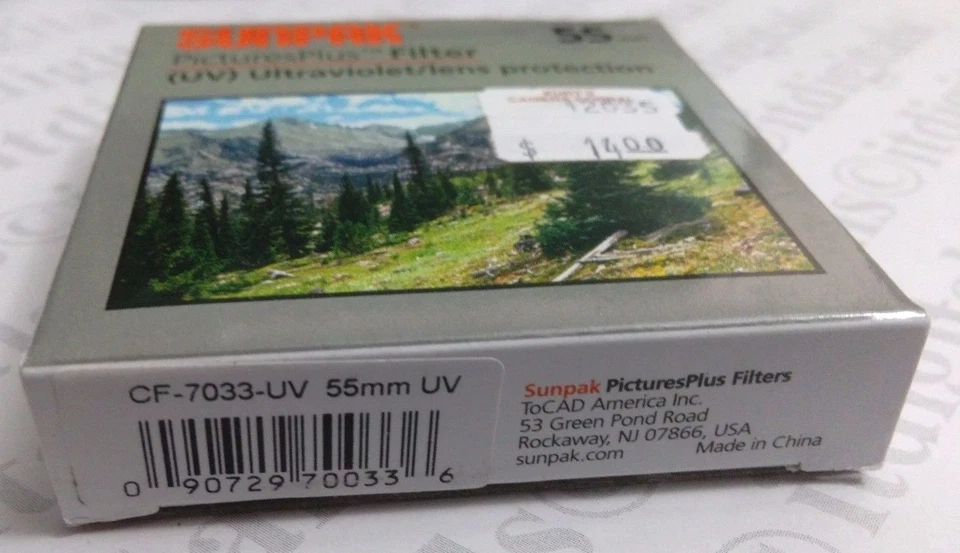 55mm UV Ultraviolet Lens Protection Filter Safety Protector 55 mm CF-7033-UV New - Image 3 of 4