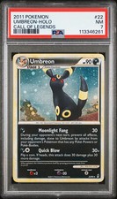 2011 POKEMON CALL OF LEGENDS UMBREON #22 HOLO PSA 7 NM #113346261