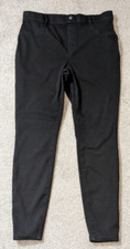 TIME AND TRU Black Stretch Pull-On High Rise Jeggings; Size L
