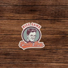 Nice Game Pretty Boy - Retro Gamer Geek Glasses Man Sticker #2377