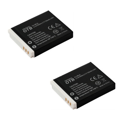 2x Akku für Canon Ixus 105, Ixus 107, Ixus 200 IS, Ixus 210 NB-6L NB-6LH
