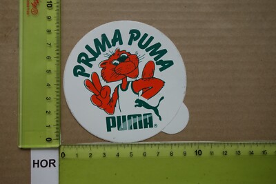 Alter Aufkleber Mode Kleidung Sportswear Jeans Fashion PUMA (HORC)