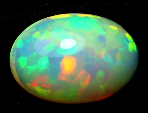 Certification Natural Ethiopian Opal Loose Gemstone Beautiful Multi Fire 5.40 Ct - Picture 4 of 9