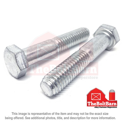 Tornillos de tapa hexagonal M5-.8 clase 8.8 pernos rosca USS zinc (elige longitud y cantidad) - Imagen 7 de 11