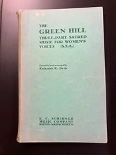The Green Hill dreiteilige Kirchenmusik für Frauenstimmen - Davis