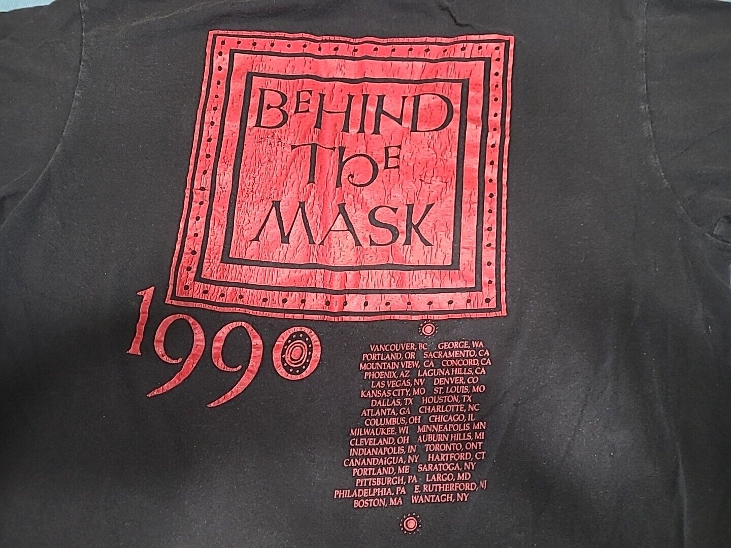 VINTAGE 1990 FLEETWOOD MAC BEHIND THE MASK TOUR S… - image 9