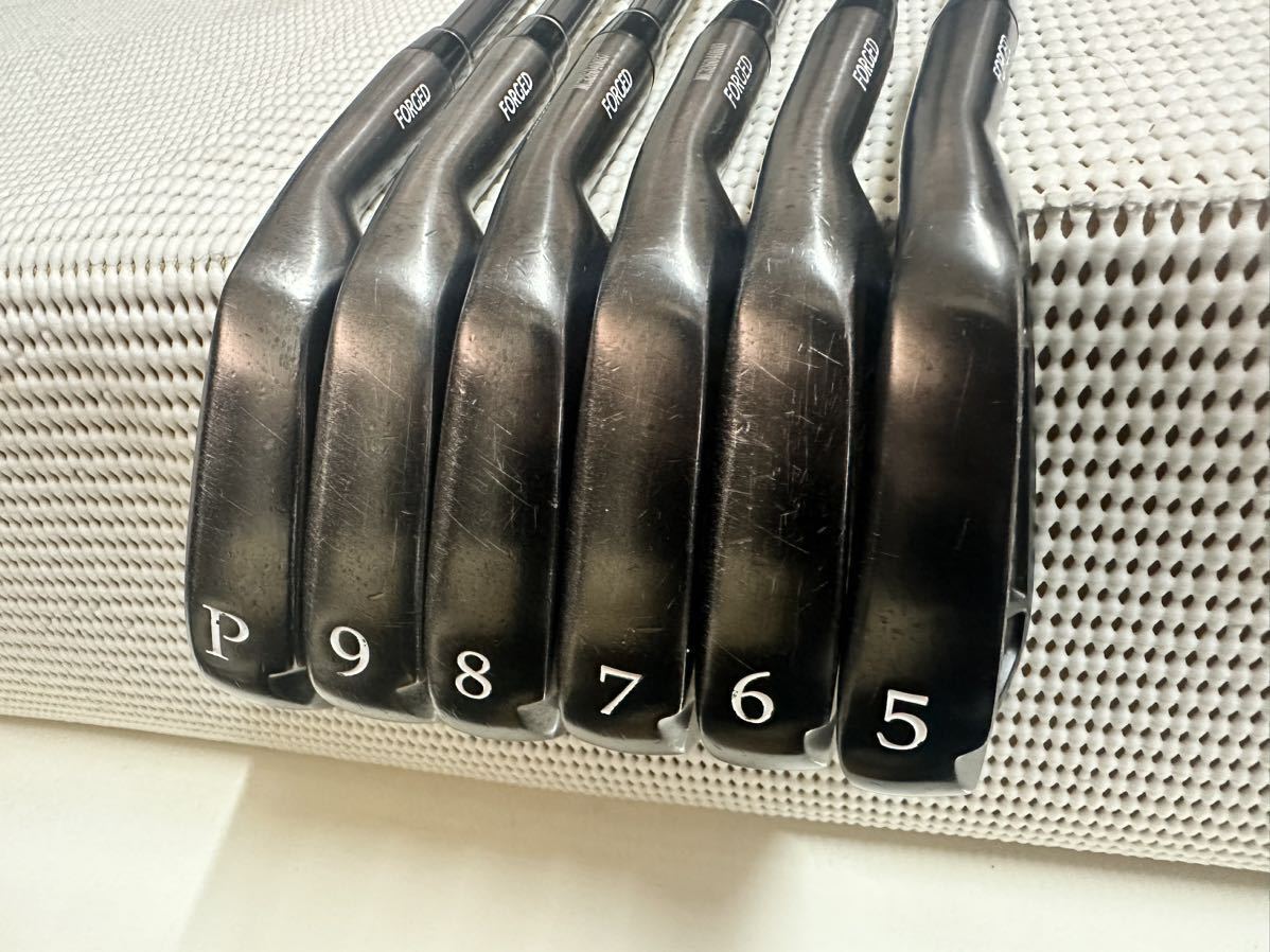 Golf Iron Set RomaRo Ray MC BLACK MCI 80 (S) 6pcs 5-P JAPAN Golf Iron Set RomaRo Ray MC BLACK MCI 80 (S) 6pcs 5-P JAPAN