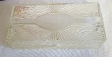 Vintage Celebrity Tissue Box Holder Cover Starburst Acrylic Box Wall Mounted