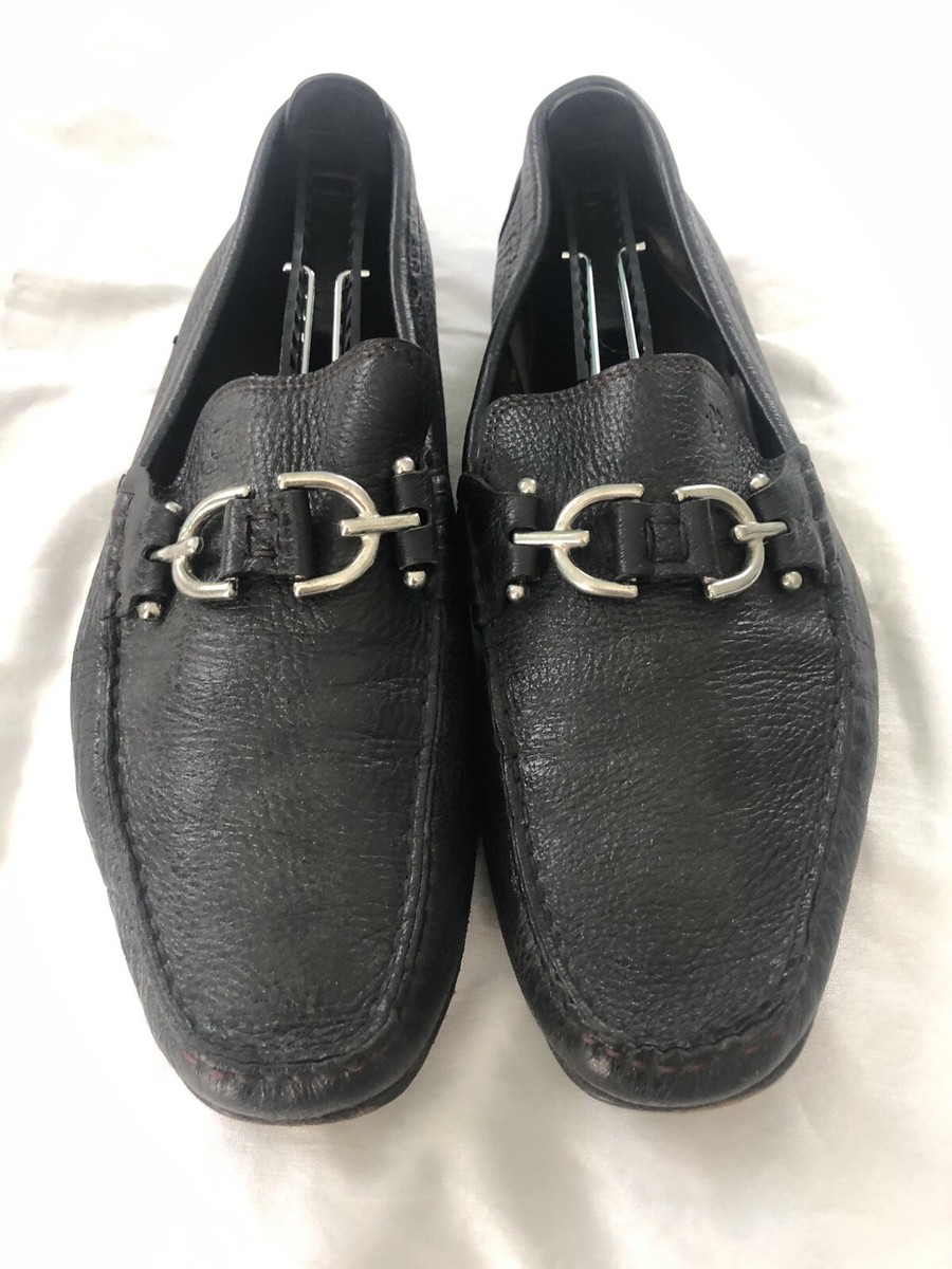 Donald Pliner Mens Dipped Calf Leather loafer Shoes Size 10  display picture 1