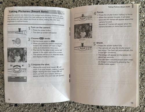 Canon IXUS 105 Digital Camera | Getting Starter Guide Instructions ONLY - Picture 4 of 4