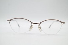 Vintage Alpina Voila 3 9032 Bronze Half-Frame Glasses Frame NOS