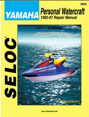 Yamaha Wave Runner 1992 1997 Repair Service Manual Ebay