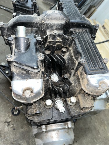 1981 Kawasaki KZ750 KM5148! Engine Motor Turns Over And Fires OEM 81 14k Miles - Picture 2 of 15