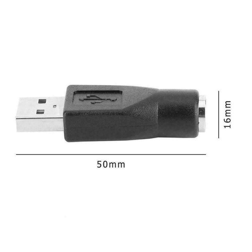 PS/2 Female to USB Male Converters Connector Adapters For PC.2024 Z9I1 - Photo 11/11
