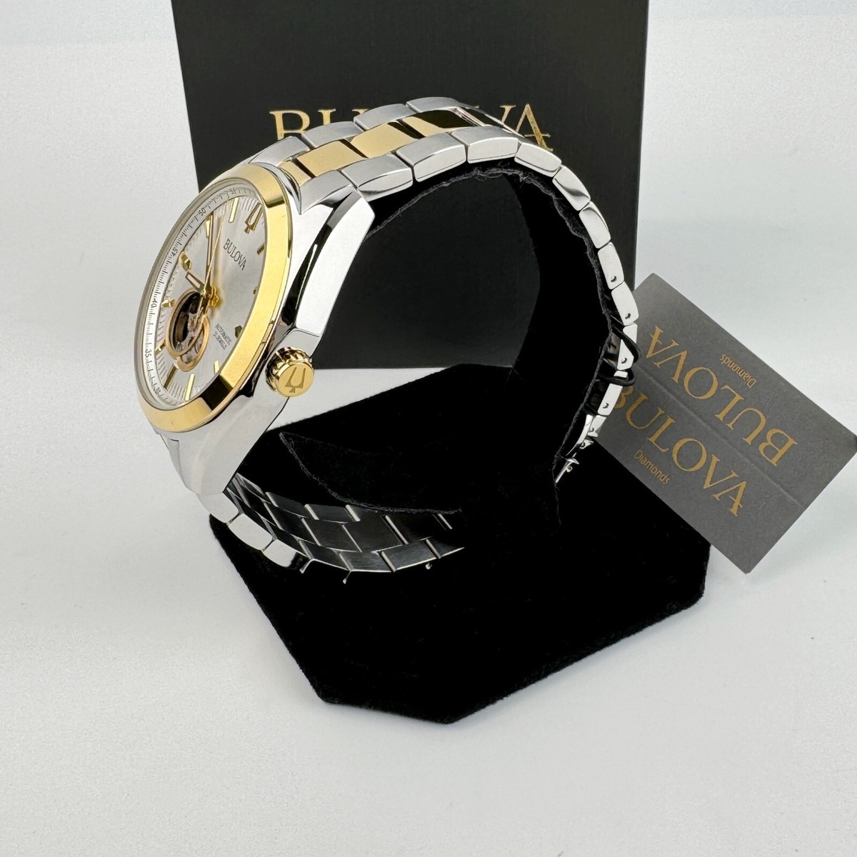 Bulova Men's Surveyor Classic Automatic Two Tone Steel 98A284