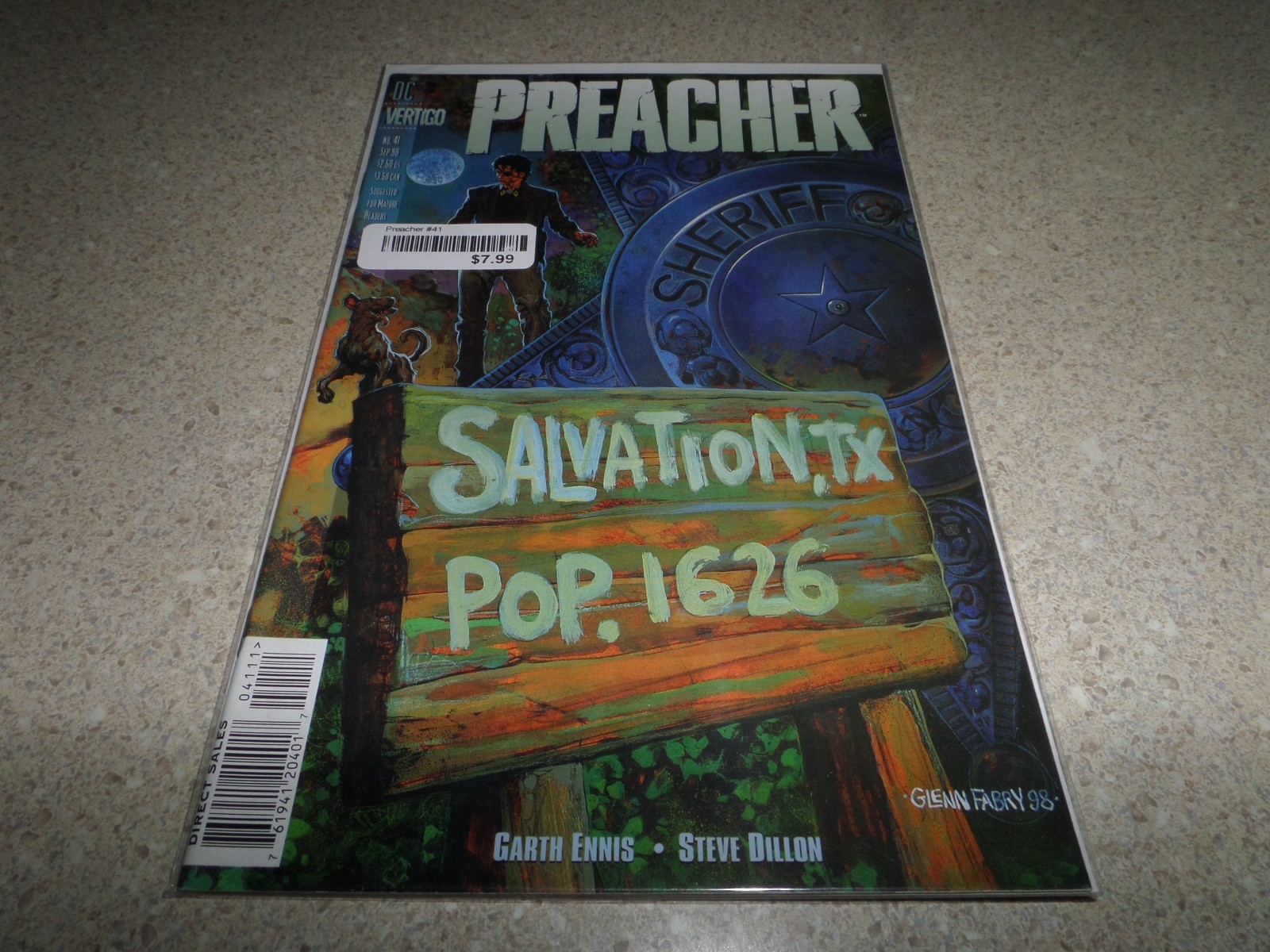Preacher #41 VF/NM Garth Ennis Steve Dillon Vertigo DC Comic Book NEW