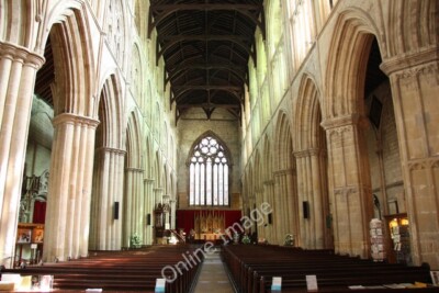 Photo 6x4 Bridlington Priory nave  c2011